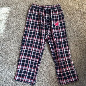 Wisconsin Badgers Plaid Pajama Pants